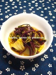 わらびと白菜のさっと煮-レシピのメイン写真