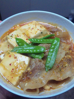 甘辛!キムチ肉豆腐-レシピのメイン写真