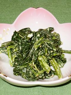 ほうれん草のオイマヨ和え-レシピのメイン写真
