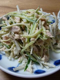 ごぼうとツナのサラダ-レシピのメイン写真