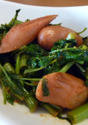 ほうれん草とウィンナーのケチャカレー-レシピのメイン写真