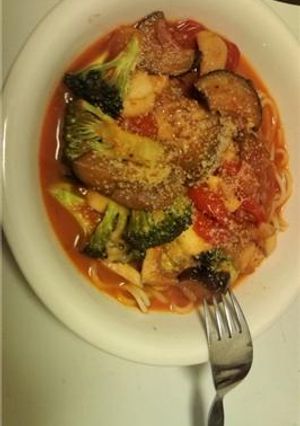 ☆モッツァレラとトマトジュースのパスタ☆-レシピのメイン写真