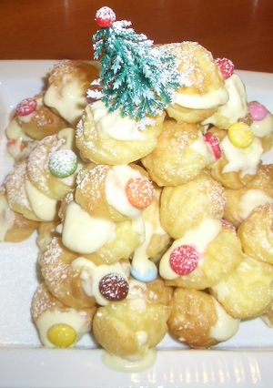 ２００９年　クリスマス　シュー　ツリー-レシピのメイン写真