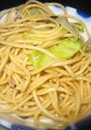 パスタで醤油焼きそば-レシピのメイン写真