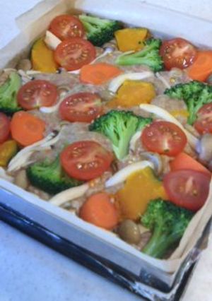 野菜たっぷり和風ミートローフ-レシピのメイン写真