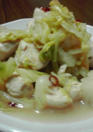鶏とキャベツのにんにく塩炒め-レシピのメイン写真