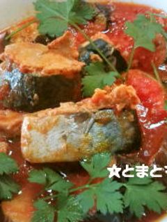 鯖缶と茄子のトマト煮-レシピのメイン写真