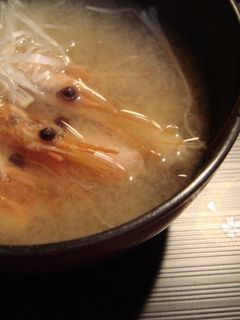 ✿お寿司屋さんの海老頭ミソ汁✿-レシピのメイン写真