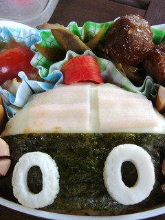 キャラ弁☆パトカー-レシピのメイン写真