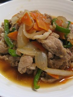 豚肉と野菜の甘辛炒め-レシピのメイン写真