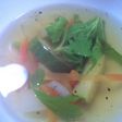 とりハムの茹で汁で極上スープ