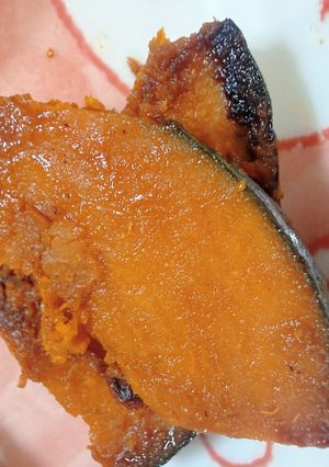 冷凍OK！かぼちゃの甘辛焼き-レシピのメイン写真