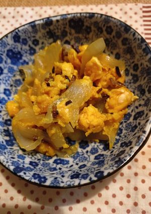 ティーパックのお茶いれた卵とじ-レシピのメイン写真