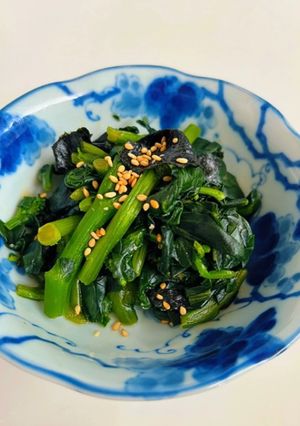 簡単副菜＊レンジで菜の花柚子胡椒和え＊-レシピのメイン写真