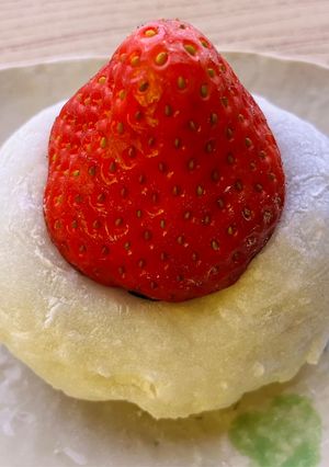 レンジで簡単！切り餅で作る苺大福-レシピのメイン写真
