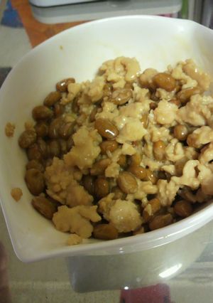 納豆と鶏そぼろマヨネーズ和え-レシピのメイン写真