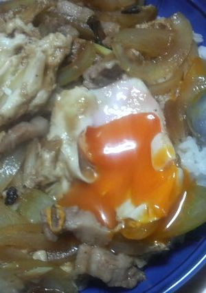 市販のタマゴのすき焼き煮込みドンブリ-レシピのメイン写真