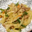 豚肉と玉ねぎのマヨネーズ炒め
