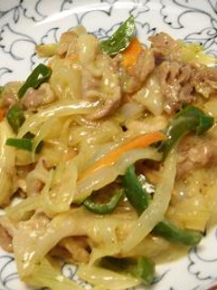 豚肉と玉ねぎのマヨネーズ炒め-レシピのメイン写真