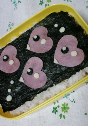■ポケモンのラブカス弁当■（キャラ弁）-レシピのメイン写真