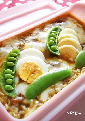 ルクエで簡単★チーズカレーリゾット風-レシピのメイン写真