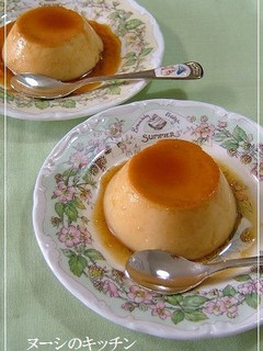 素朴な味わいのカラメルカスタードプリン♪-レシピのメイン写真