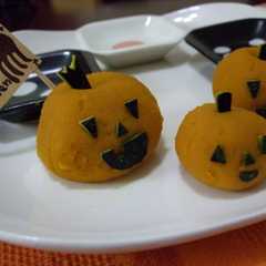 รูปของ 離乳食でハロウィン☆ジャックオーランタン