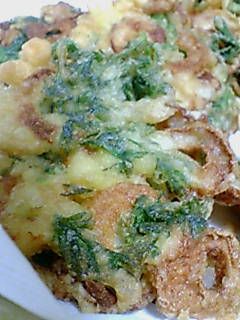 にんじん葉とちくわのかき揚げ-レシピのメイン写真