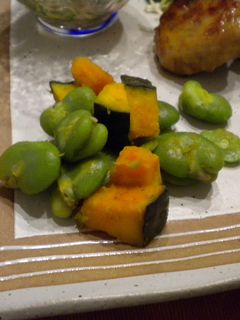 南瓜とそら豆のカレー炒め-レシピのメイン写真