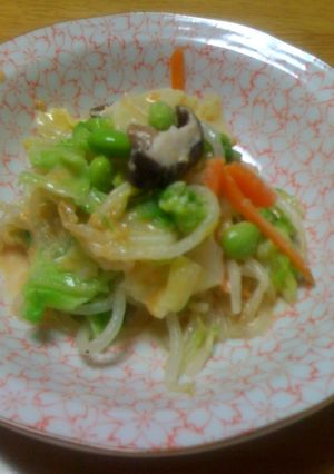 くるみ風味みそマヨ野菜和え-レシピのメイン写真