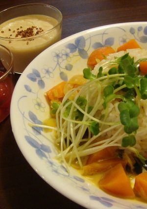 あと味さわやか！豆乳クリームカレー-レシピのメイン写真