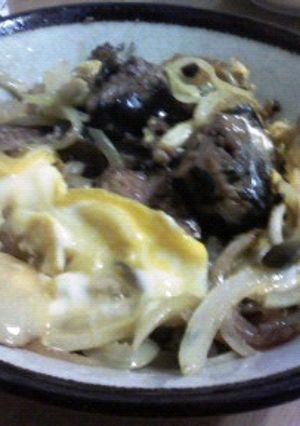 サンマの玉子とじ丼-レシピのメイン写真