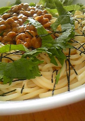 納豆パスタ-レシピのメイン写真