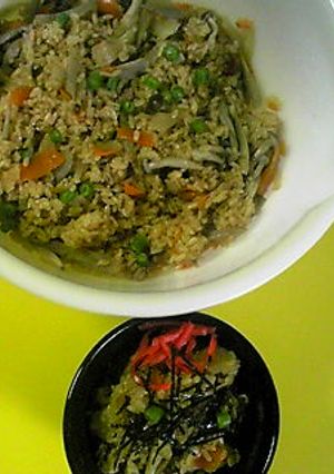 おこわ風　お野菜たっぷり炊き込みご飯-レシピのメイン写真