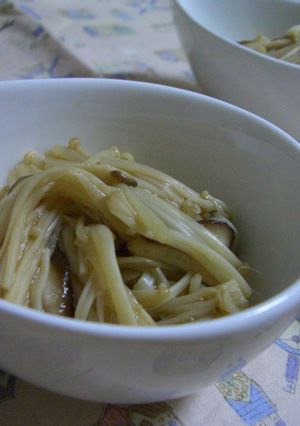 なめたけ風☆レンジで作るきのこの炒り煮-レシピのメイン写真