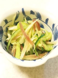 すし酢で♪きゅうりとみょうがの酢の物-レシピのメイン写真