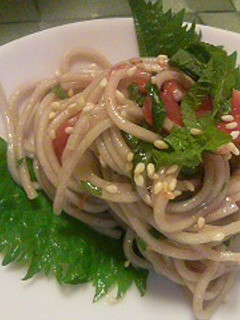 梅しそ蕎麦-レシピのメイン写真
