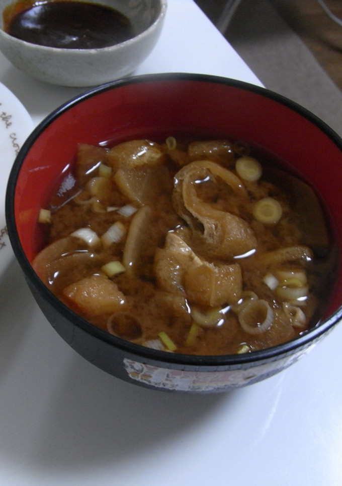 大根と油揚げの味噌汁-レシピのメイン写真