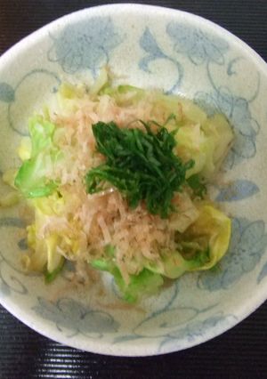 忙しい朝に、春キャベツのおかかポン酢♪-レシピのメイン写真