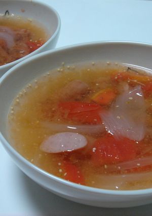 ♬完熟トマトのマスタードスープ♬-レシピのメイン写真