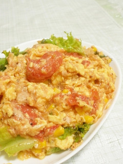 とろっ、ふわっ卵とトマトの炒め物-レシピのメイン写真