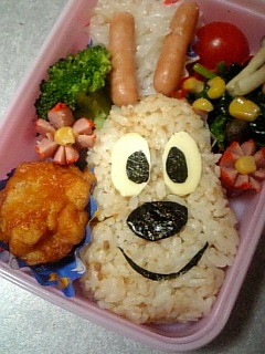 めいけんチーズ☆簡単キャラ弁☆-レシピのメイン写真