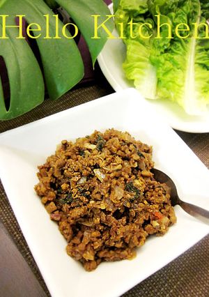 タイ風ひき肉のレタスラップ-レシピのメイン写真