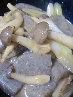 こんにゃくとしめじの味噌炒め-レシピのメイン写真