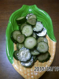きゅうりの簡単ニンニク風味ごま油漬け-レシピのメイン写真