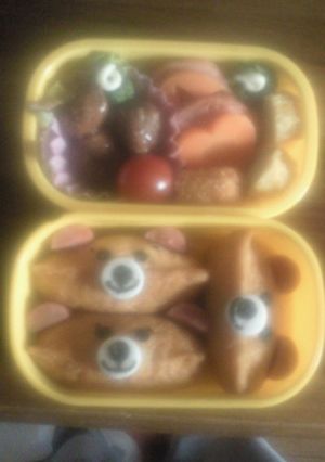 超手抜き♪カワイイ稲荷くまさん-レシピのメイン写真