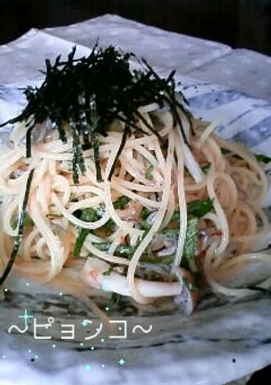 お手軽!!ﾍﾙｼｰ冷製ﾊﾟｽﾀ♪♪-レシピのメイン写真