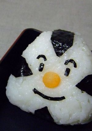 【キャラ弁】 おむすびマンのおむすび-レシピのメイン写真