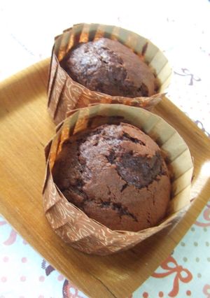 おいしいチョコバナナマフィン♪-レシピのメイン写真