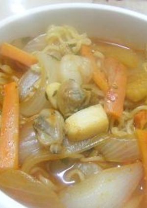 海鮮辛ラーメン-レシピのメイン写真